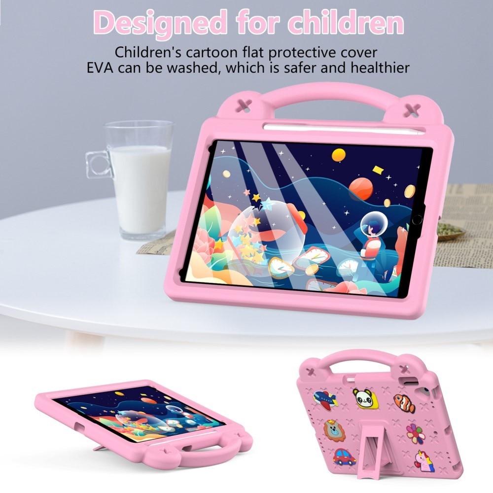 Stødsikker EVA Cover Kickstand iPad 10.2 9th Gen (2021) lyserød