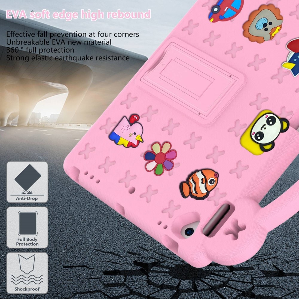 Stødsikker EVA Cover Kickstand iPad 10.2 9th Gen (2021) lyserød