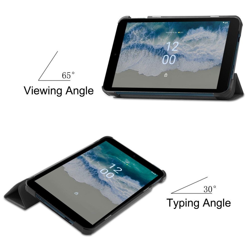 Etui Tri-fold  Nokia T10 Sort