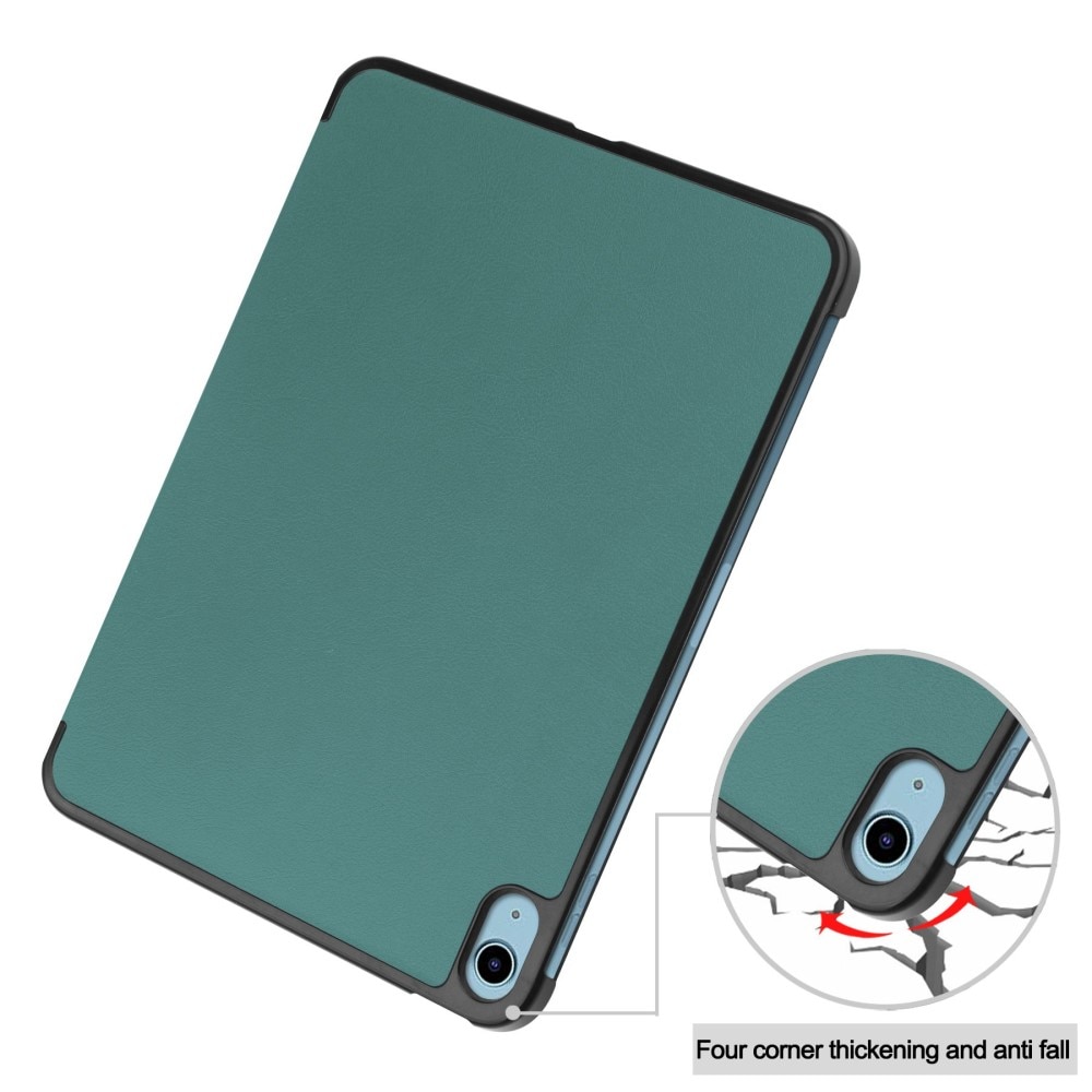 iPad 10.9 10th Gen (2022) Etui Tri-fold grøn