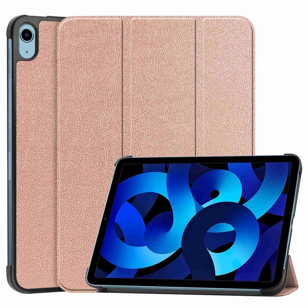 iPad 10.9 10th Gen (2022) Etui Tri-fold rose guld