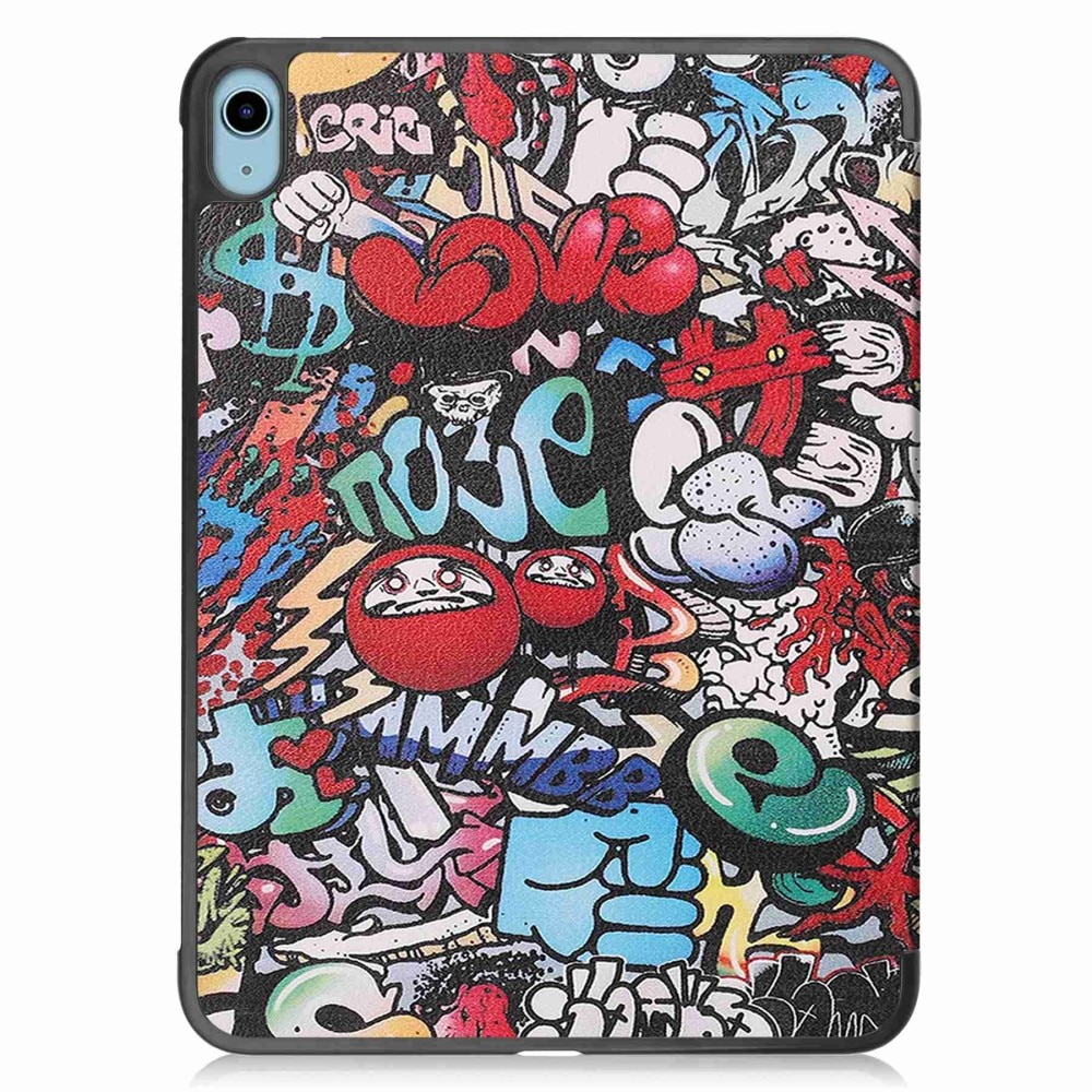 Etui Tri-fold iPad 10.9 10th Gen (2022) - Graffiti