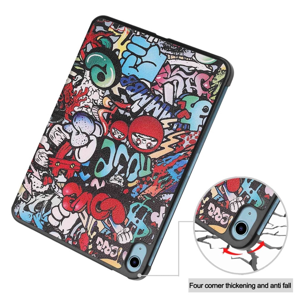 Etui Tri-fold iPad 10.9 10th Gen (2022) - Graffiti