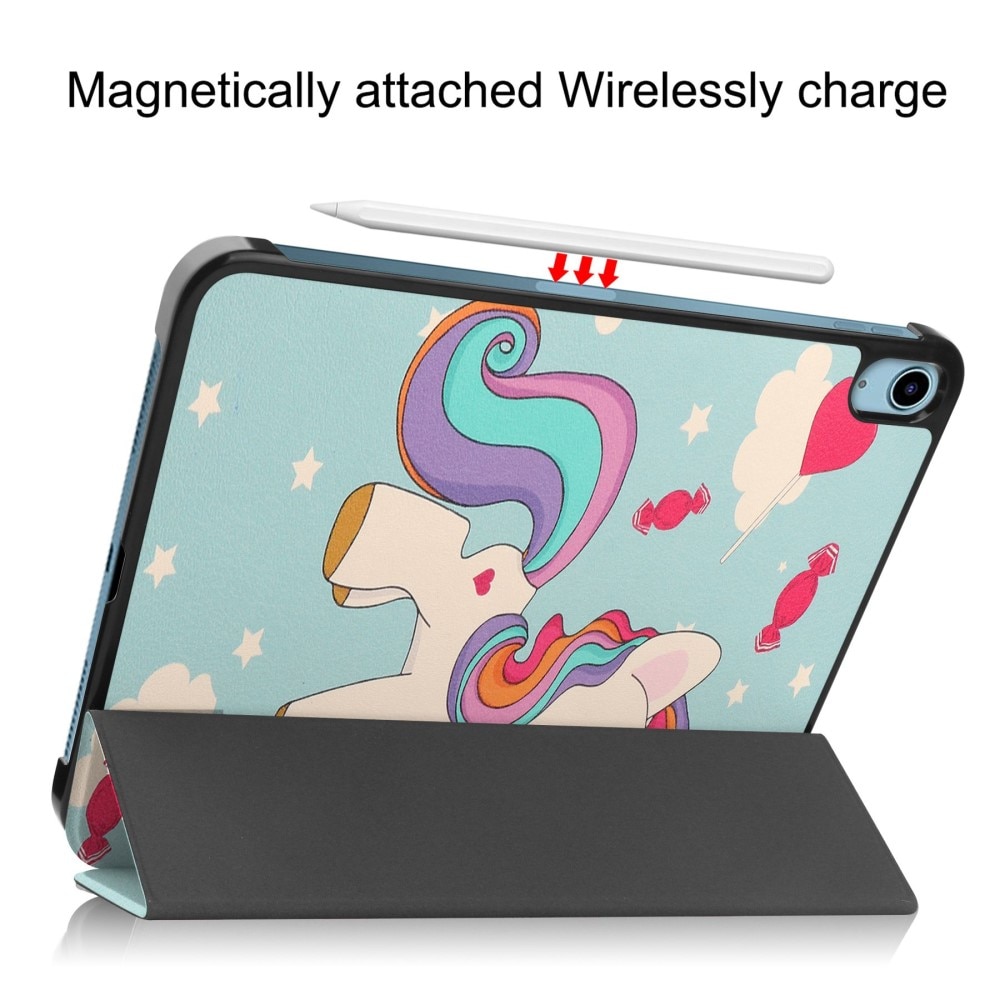 Etui Tri-fold iPad 10.9 10th Gen (2022) - Unicorn