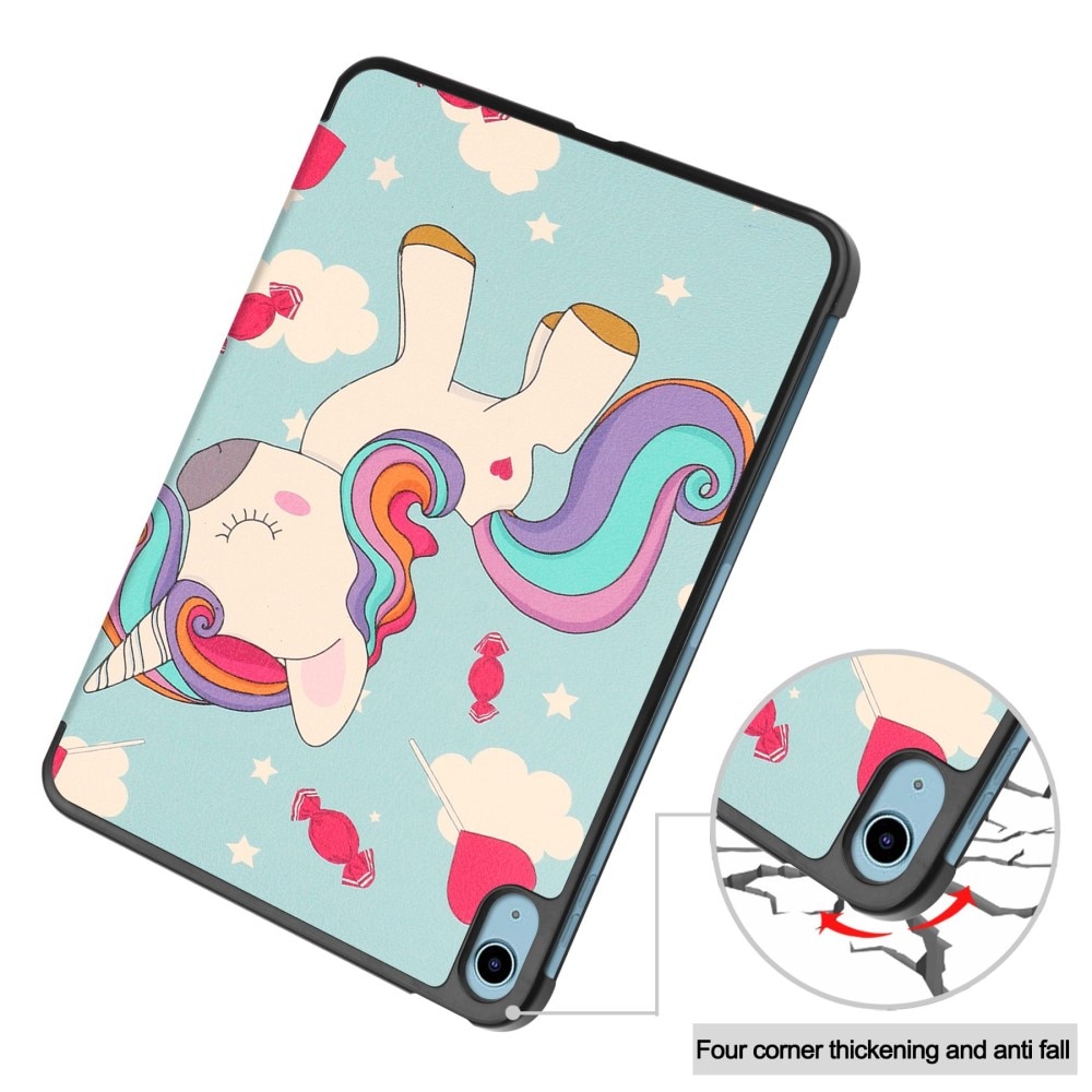 Etui Tri-fold iPad 10.9 10th Gen (2022) - Unicorn