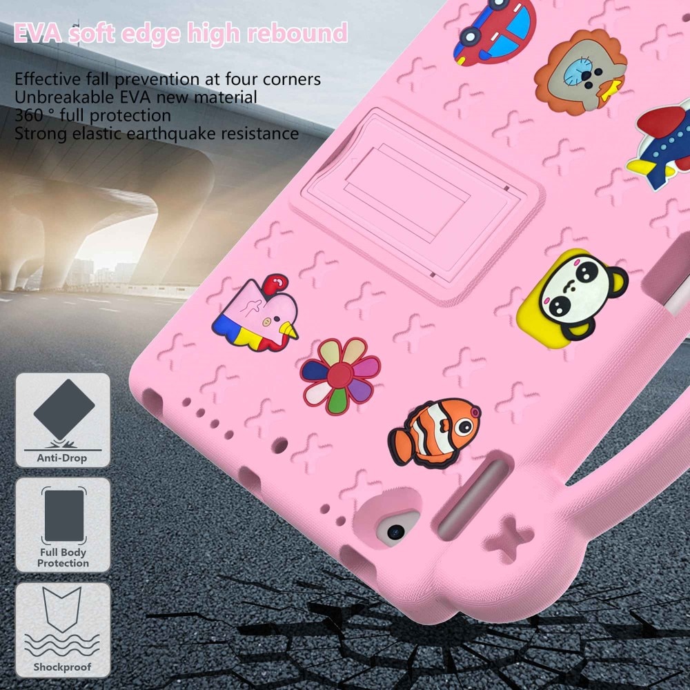 Stødsikker EVA Cover Kickstand iPad Air 9.7 1st Gen (2013) lyserød