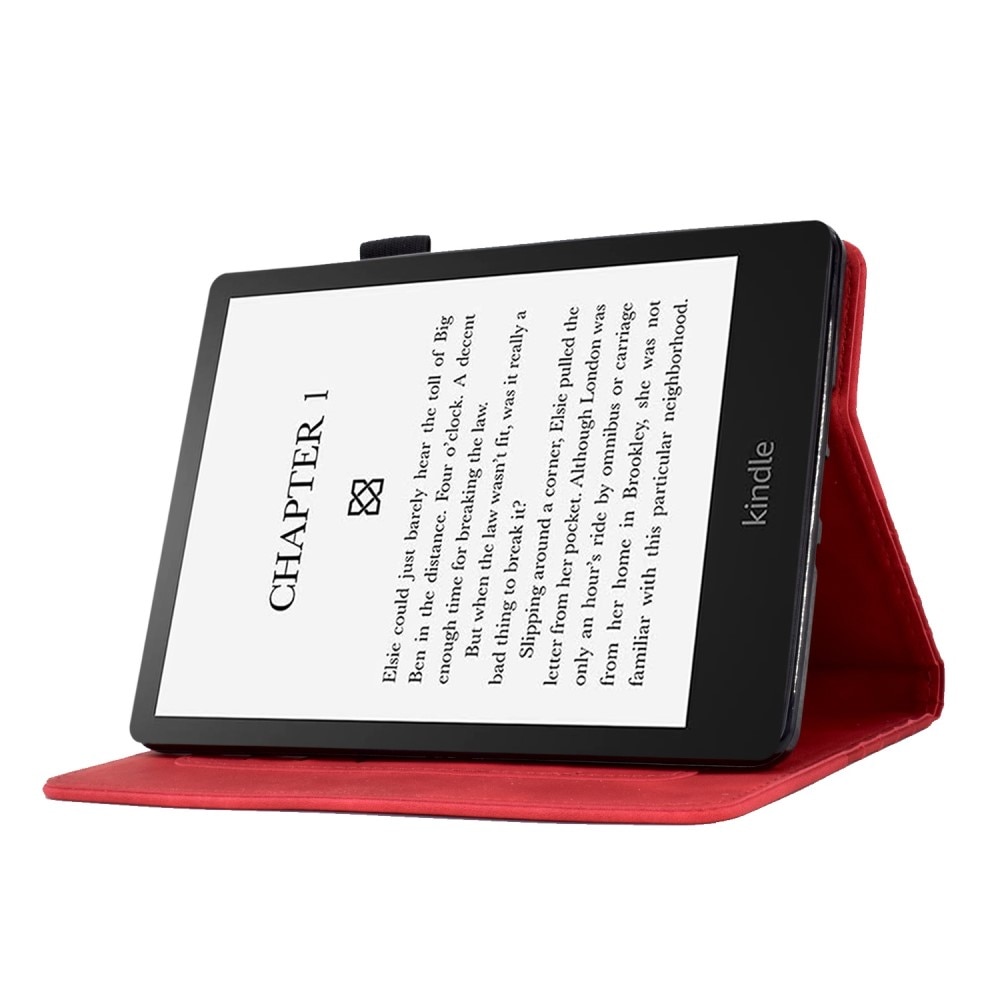 Etui Kortholder Amazon Kindle Paperwhite Signature Edition (2023) rød