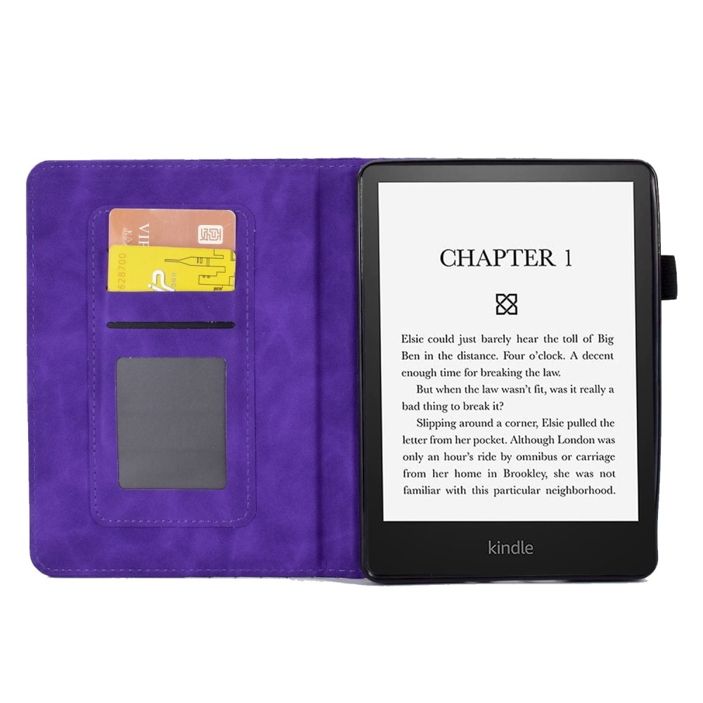Etui Kortholder Amazon Kindle Paperwhite Signature Edition (2023) lila