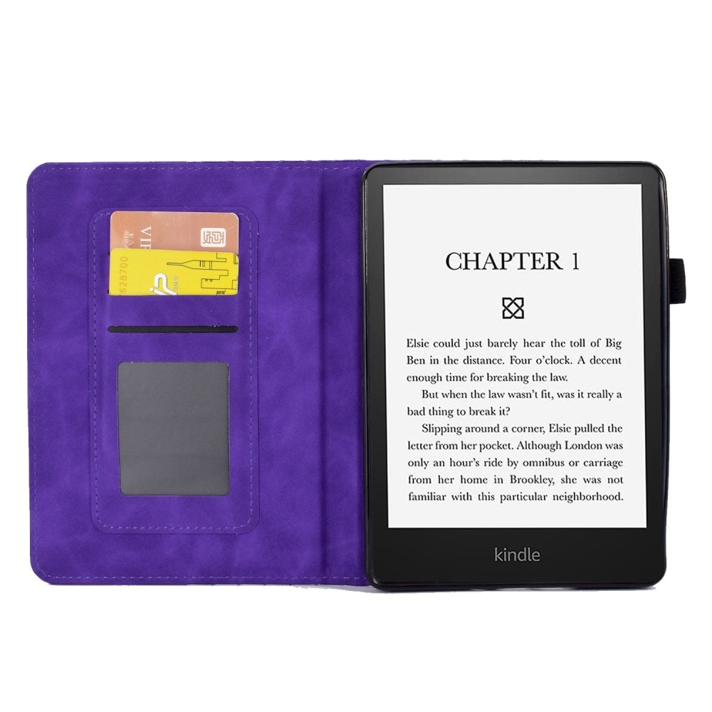 Etui Kortholder Amazon Kindle Paperwhite 6,8" (2021) lila