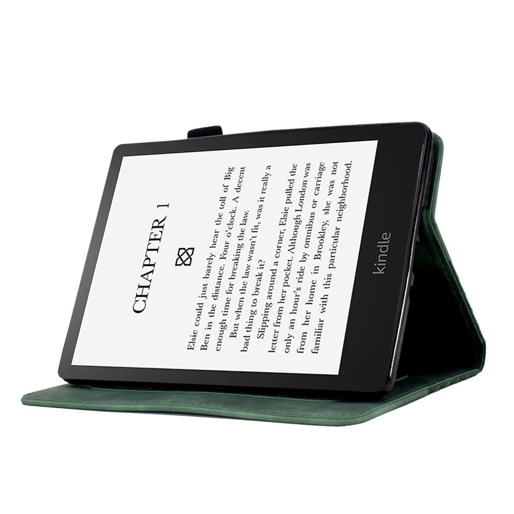 Etui Kortholder Amazon Kindle Paperwhite 6,8" (2021) grøn