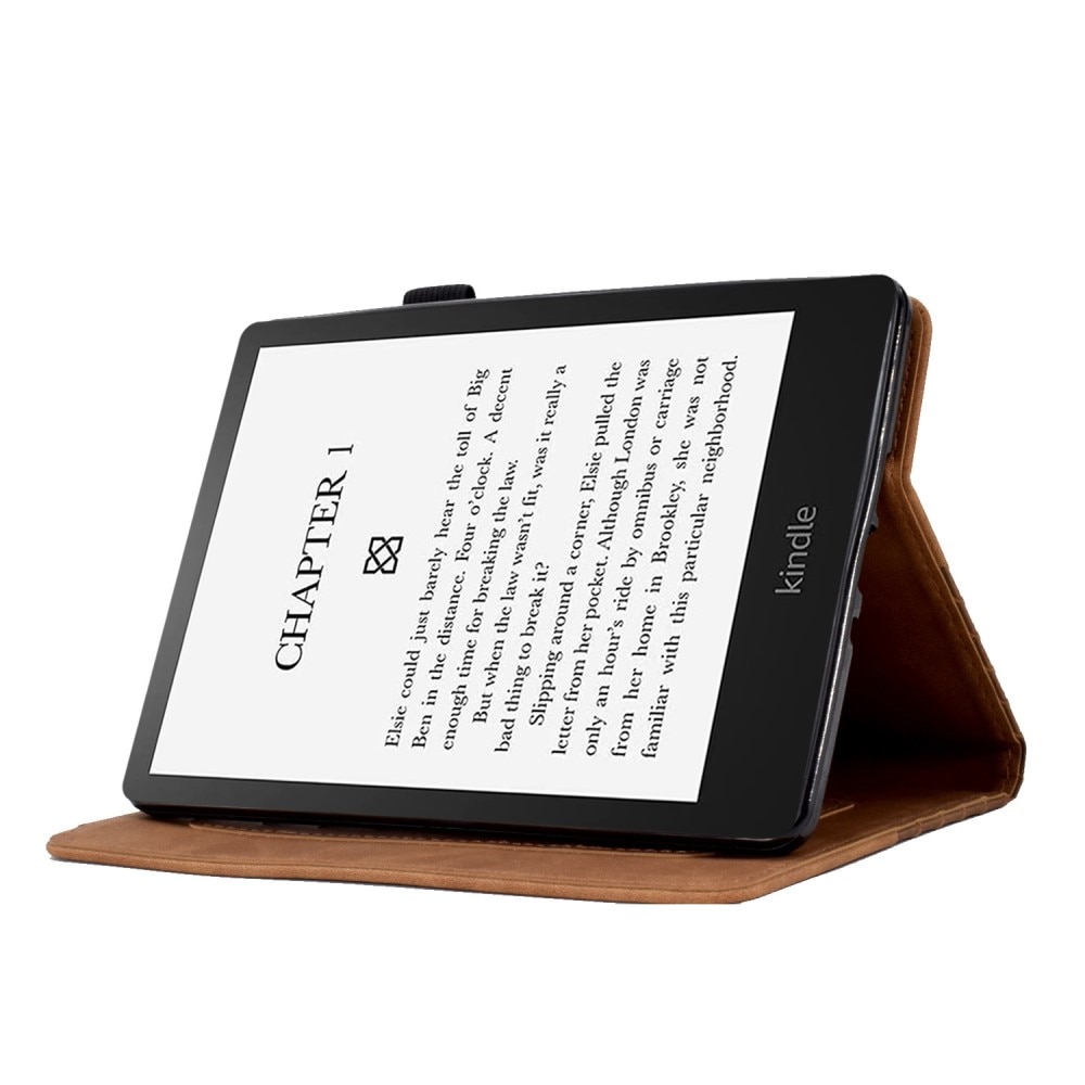 Etui Kortholder Amazon Kindle Paperwhite 6,8" (2021) brun