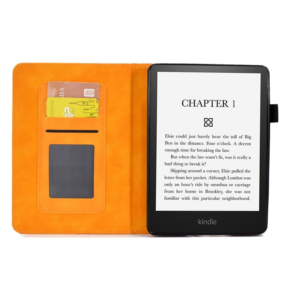 Etui Kortholder Amazon Kindle Paperwhite Signature Edition (2023) gul