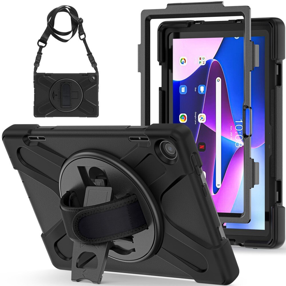 Stødsikker Hybridcover Lenovo Tab M10 (3rd gen) sort