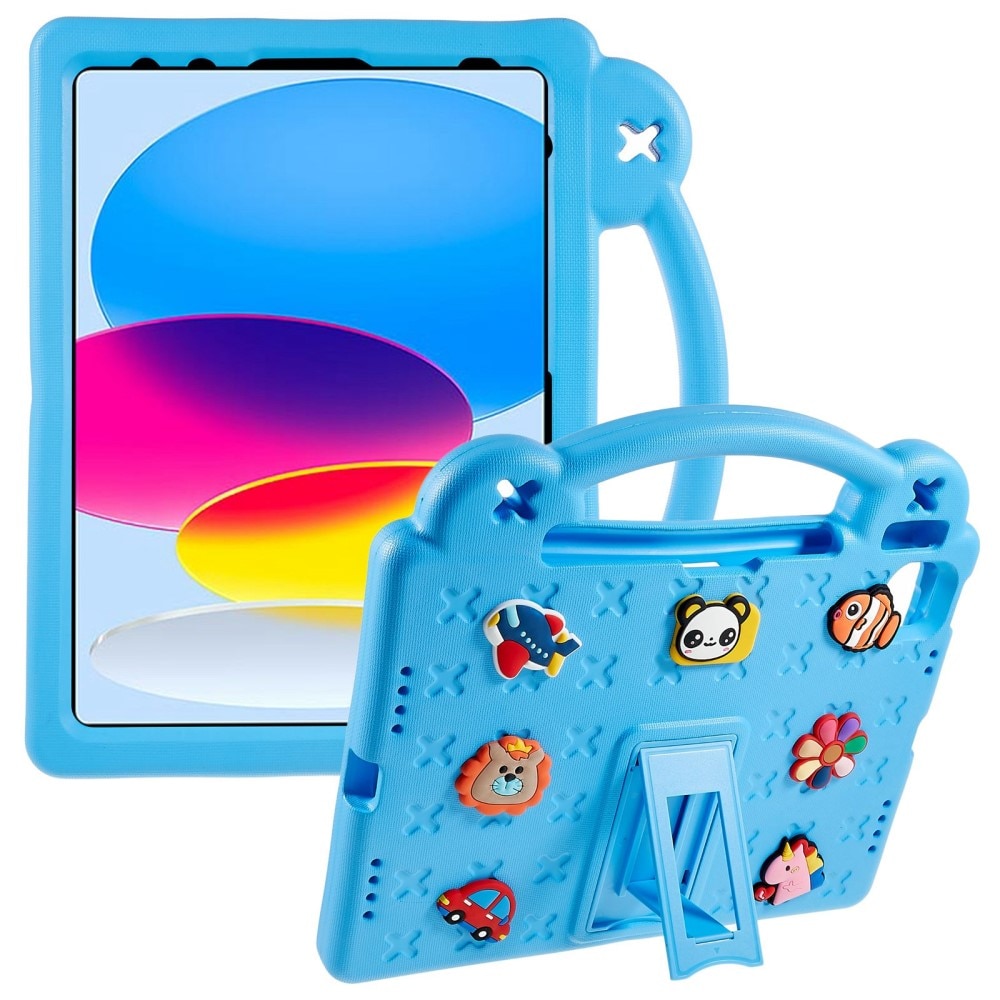 Stødsikker EVA Cover Kickstand iPad 10.9 2022 (10th gen) blå