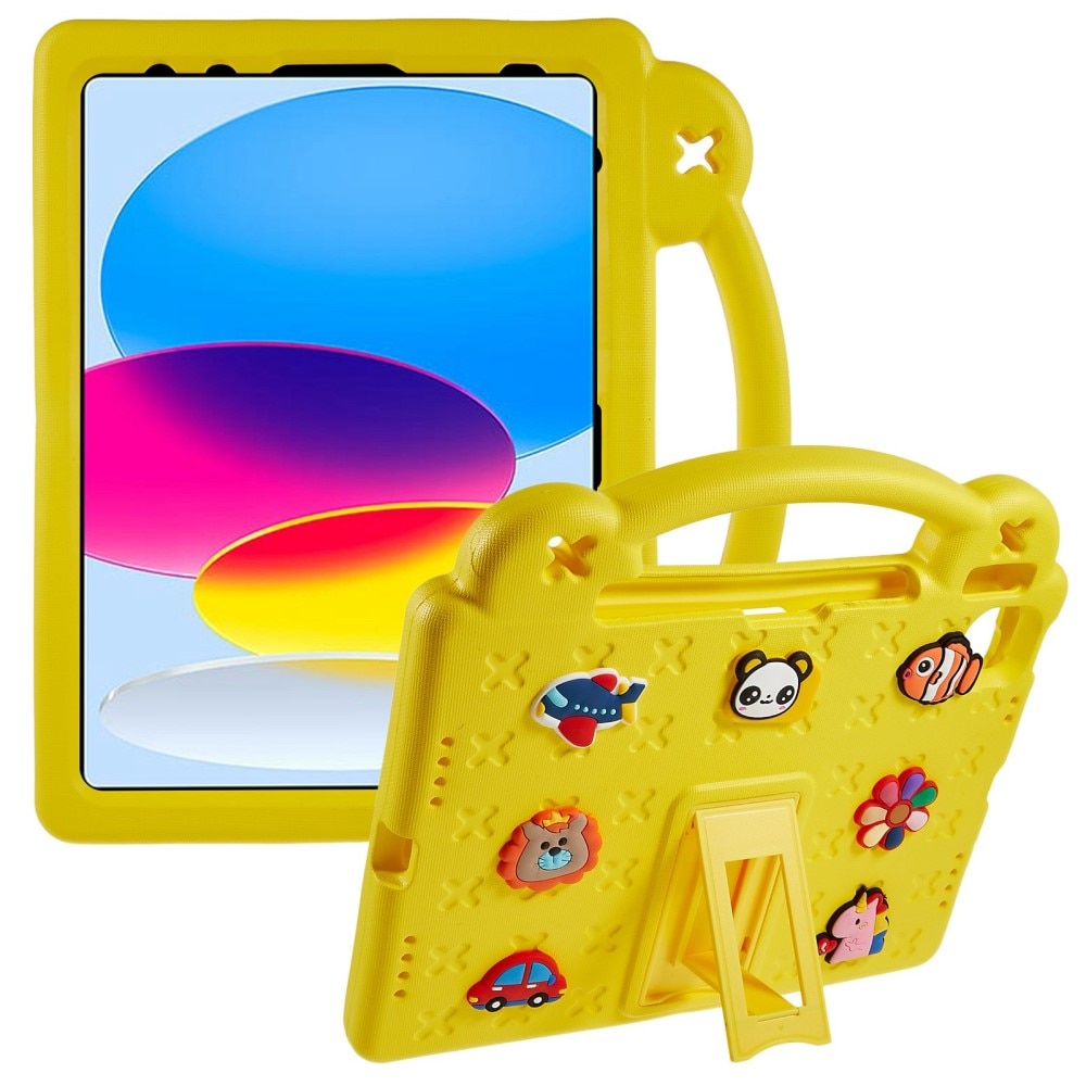 Stødsikker EVA Cover Kickstand iPad 10.9 2022 (10th gen) gul