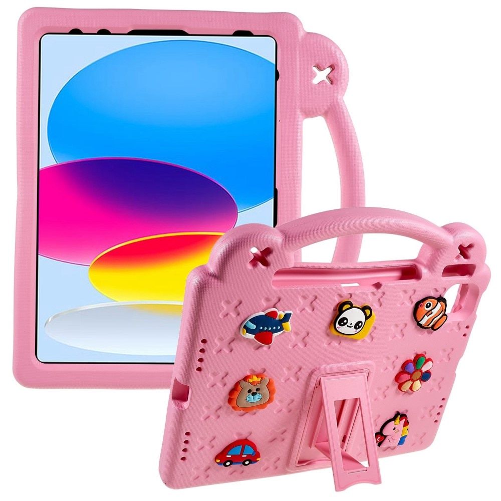 Stødsikker EVA Cover Kickstand iPad 10.9 2022 (10th gen) lyserød