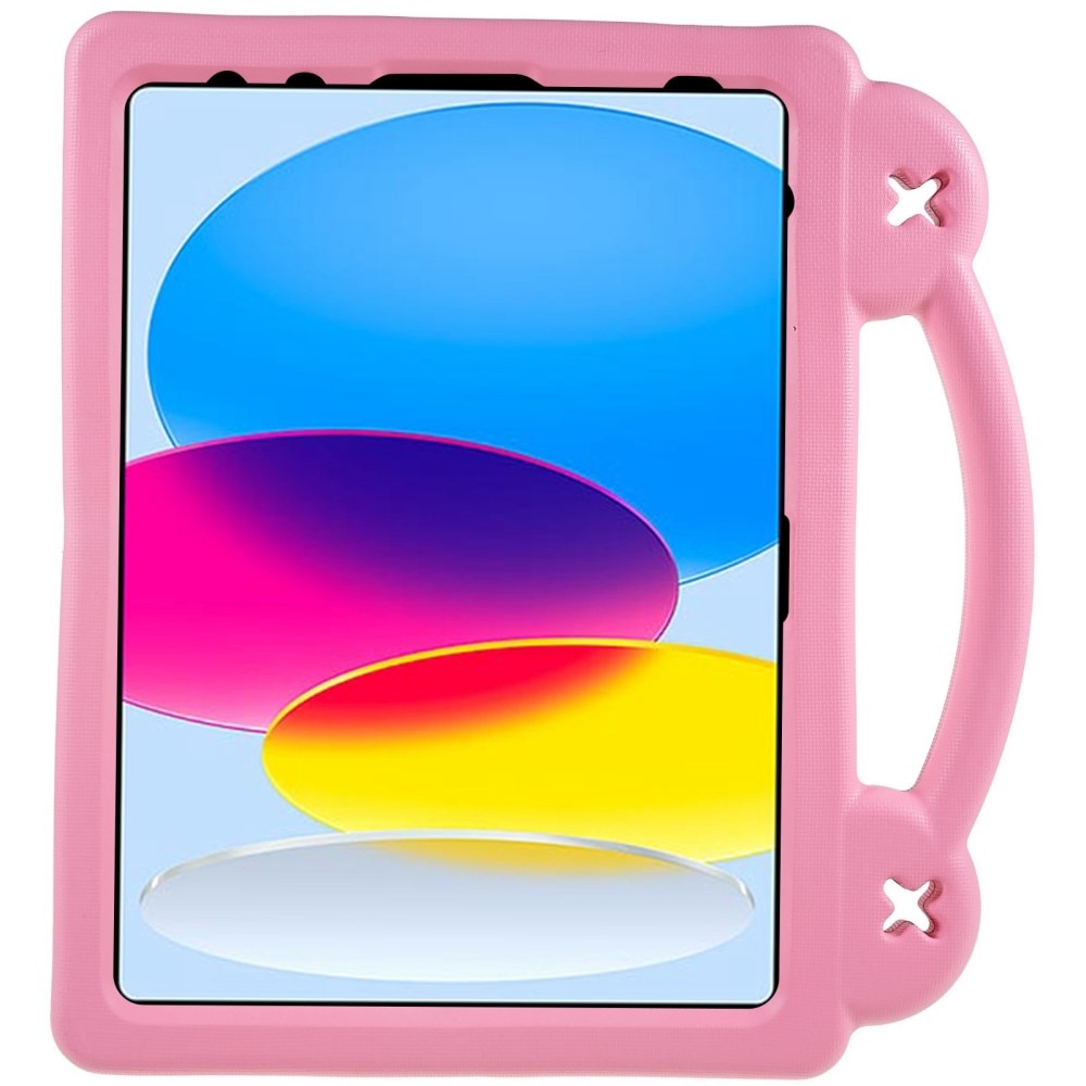 Stødsikker EVA Cover Kickstand iPad 10.9 2022 (10th gen) lyserød