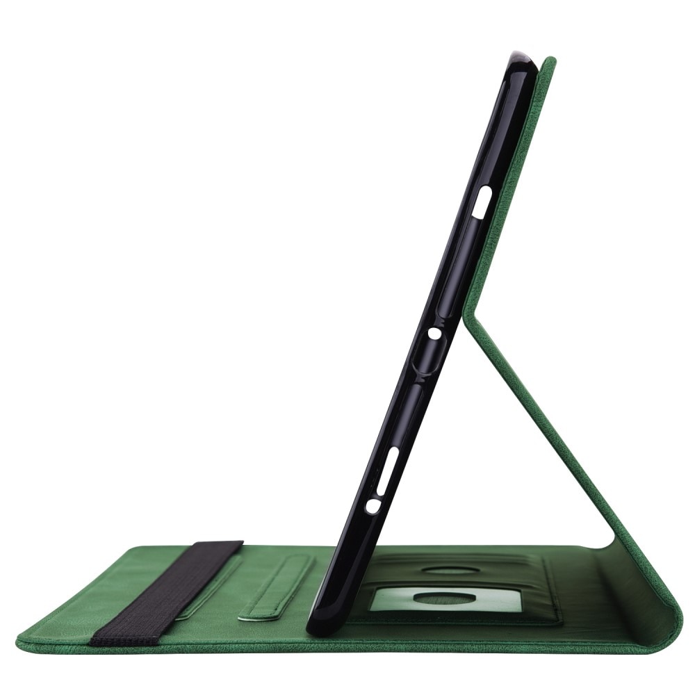Læderetui Sommerfugle iPad 10.9 10th Gen (2022) grøn