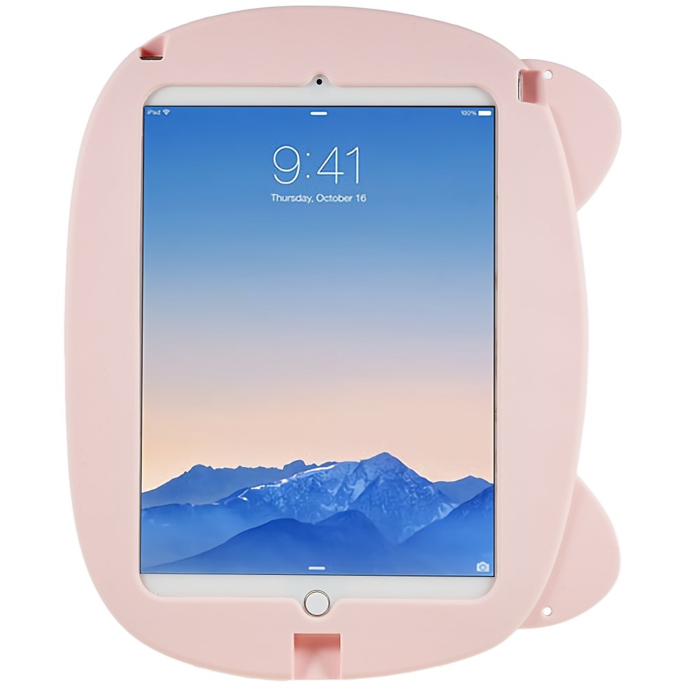iPad Air 9.7 1st Gen (2013) Børne cover Silikone svin lyserød