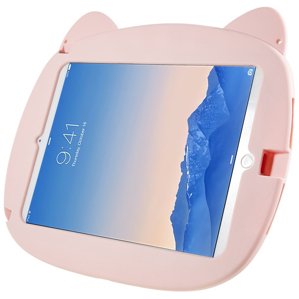 iPad 9.7 5th Gen (2017) Børne cover Silikone svin lyserød