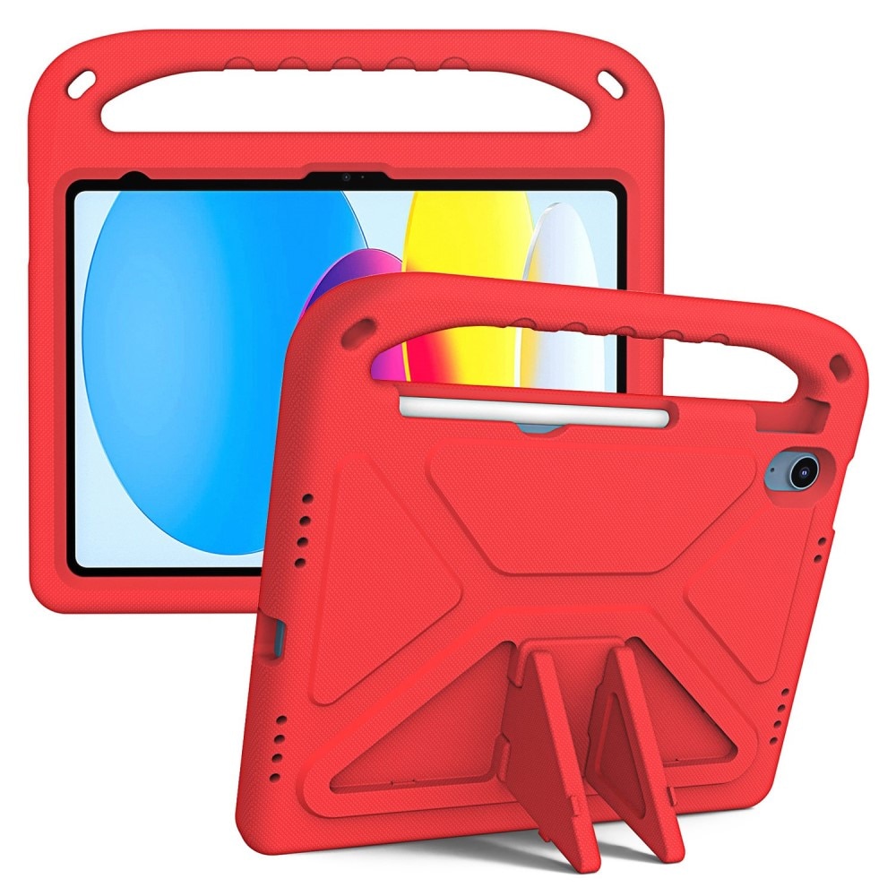 Etui EVA med håndtag til Apple iPad 10.9 10th Gen (2022) Rød