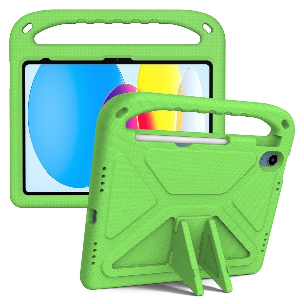 Etui EVA med håndtag til iPad 10.9 10th Gen (2022) grøn
