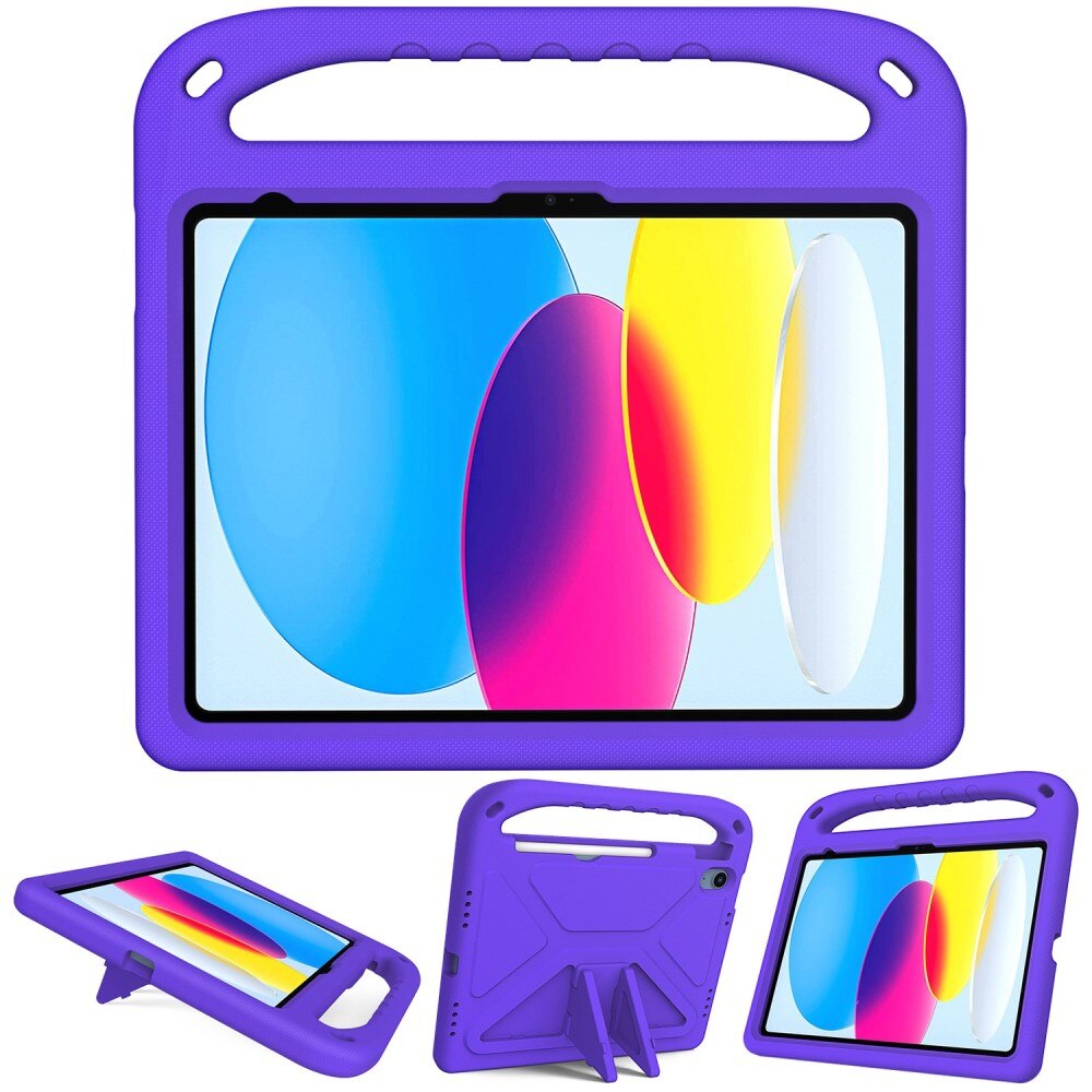 Etui EVA med håndtag til Apple iPad 10.9 10th Gen (2022) Lilla