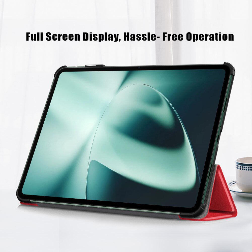 OnePlus Pad Etui Tri-fold rød