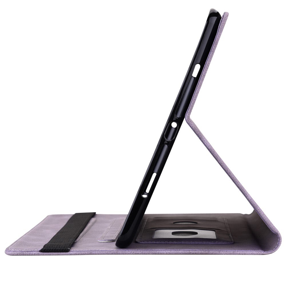 Læderetui Sommerfugle Lenovo Tab M9 Lilla
