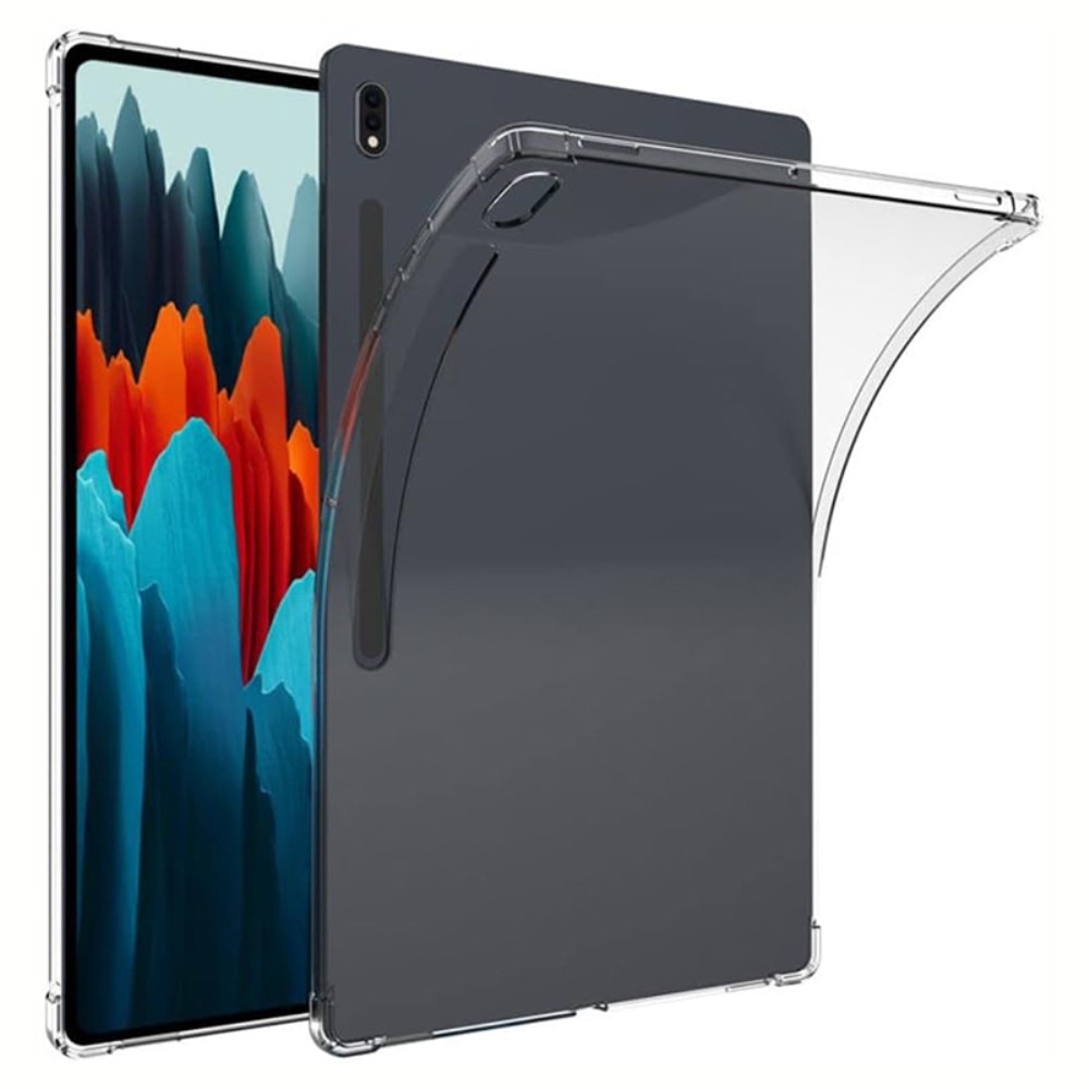 Stødsikker Cover TPU Samsung Galaxy Tab S7 Plus gennemsigtig