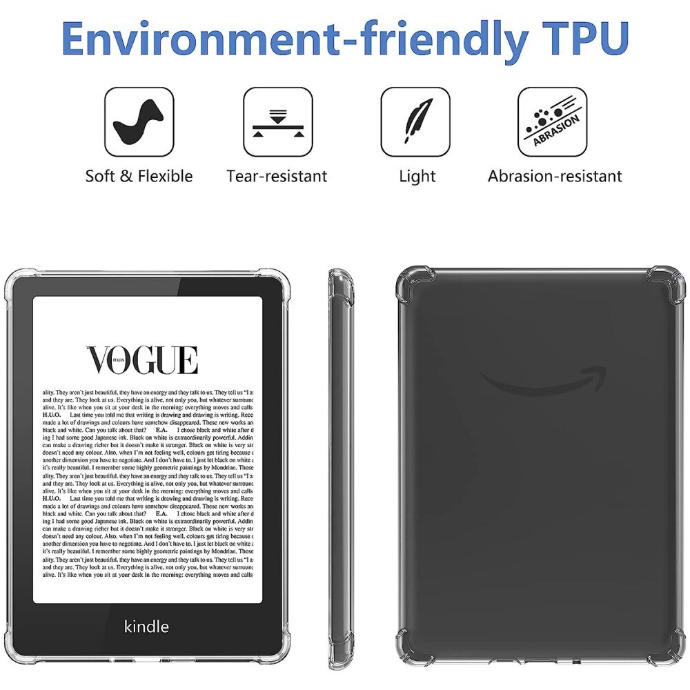 Cover Amazon Kindle Paperwhite 5 11th Gen (2021) gennemsigtig