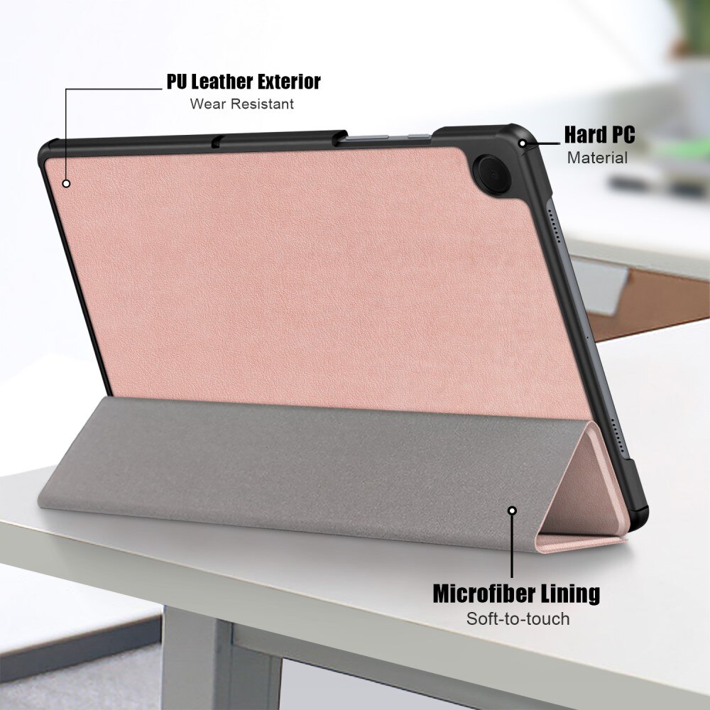 Samsung Galaxy Tab A9 Plus Etui Tri-fold rose guld