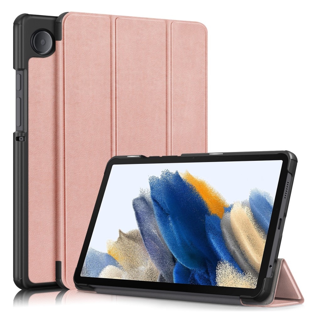 Samsung Galaxy Tab A9 Etui Tri-fold rose guld