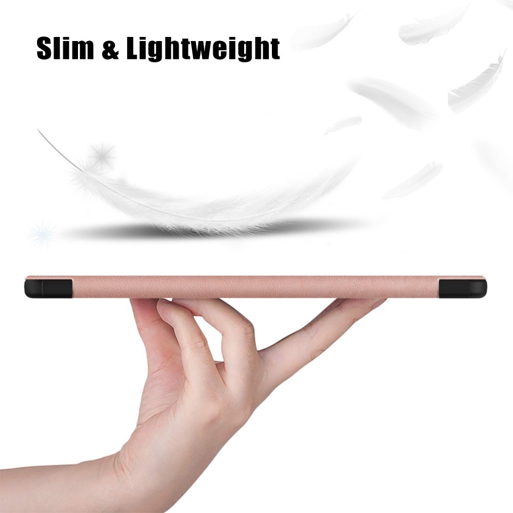 Samsung Galaxy Tab A9 Etui Tri-fold rose guld