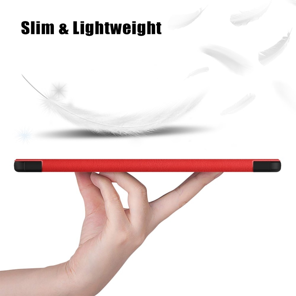 Samsung Galaxy Tab A9 Etui Tri-fold rød
