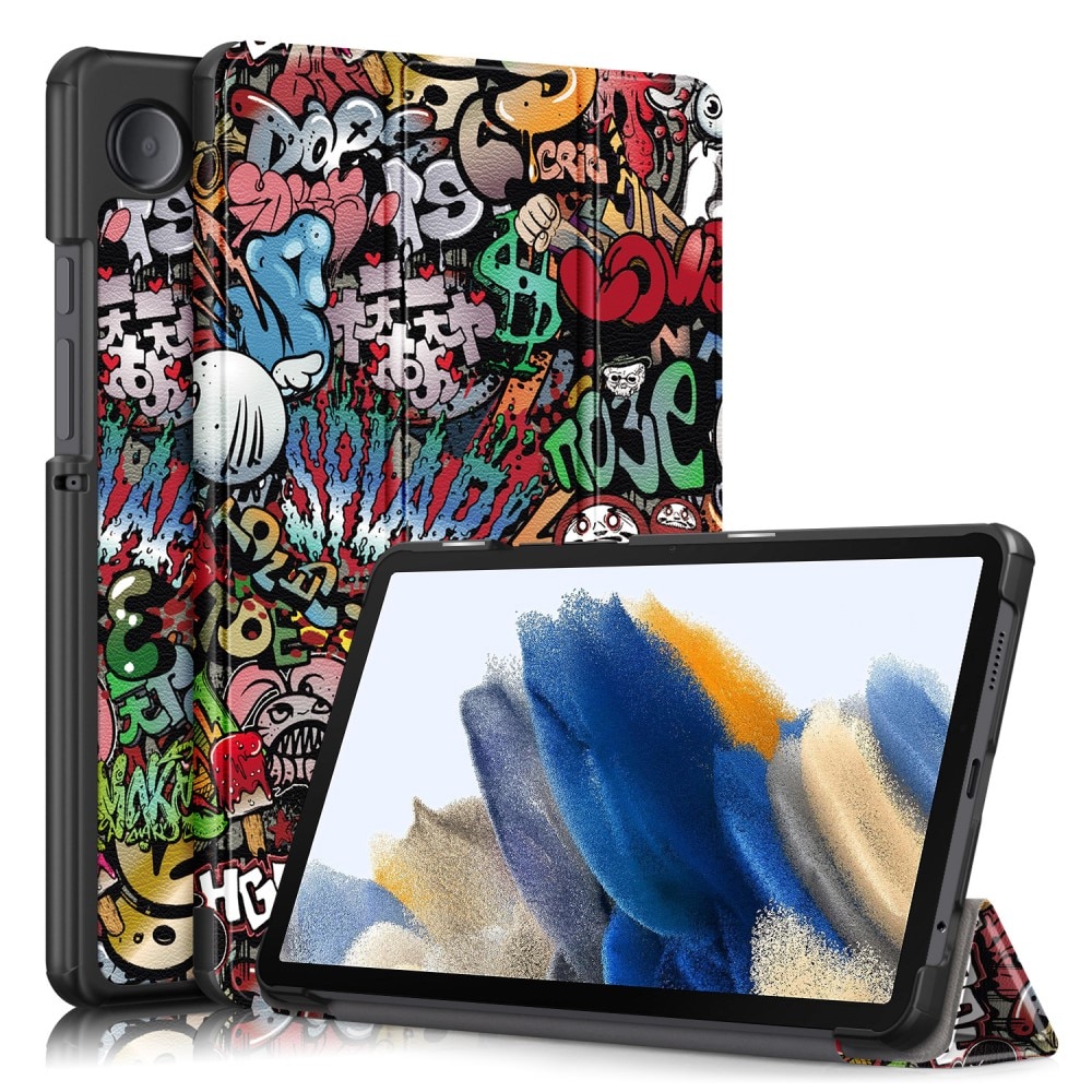 Samsung Galaxy Tab A9 Etui Tri-fold - Graffiti