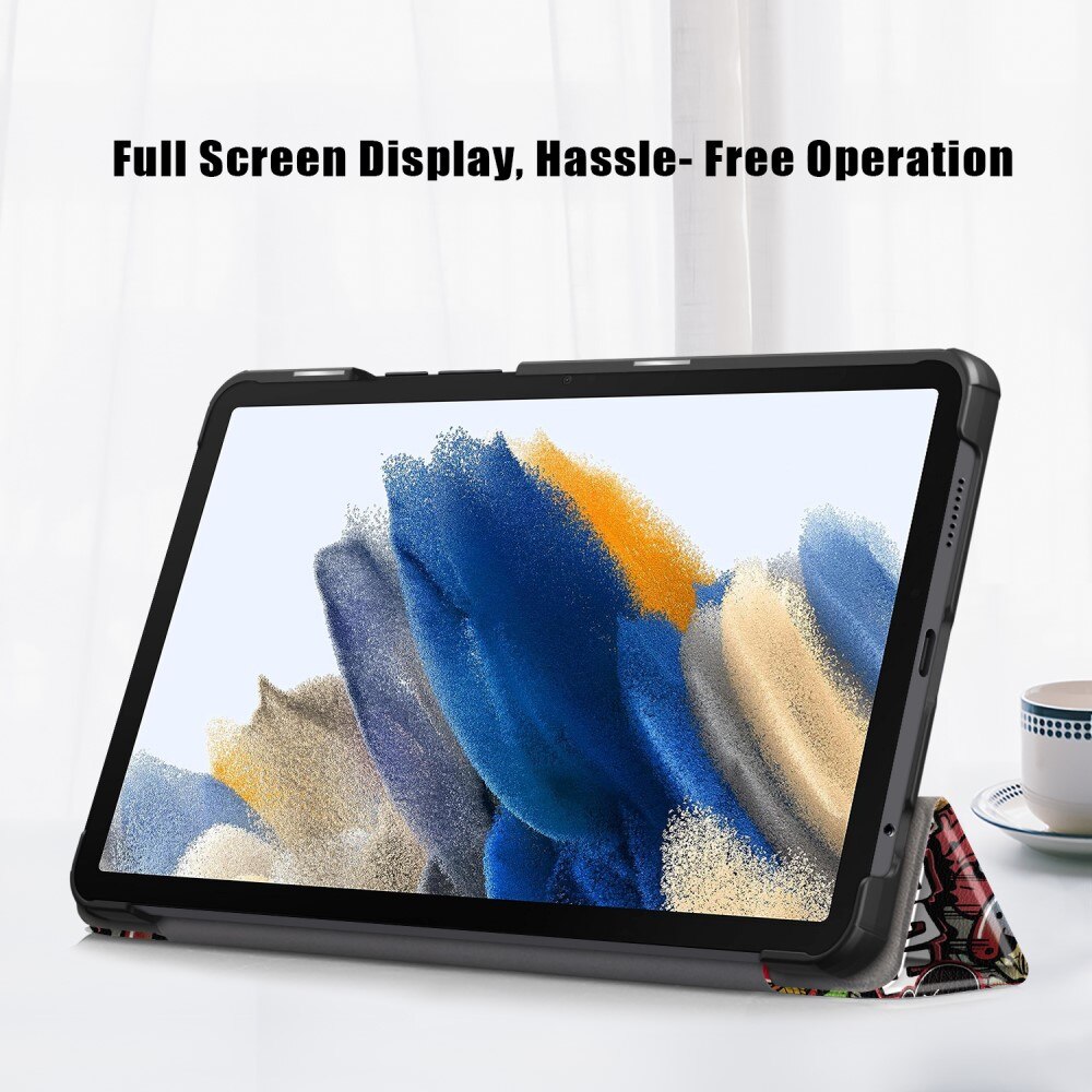 Samsung Galaxy Tab A9 Etui Tri-fold - Graffiti