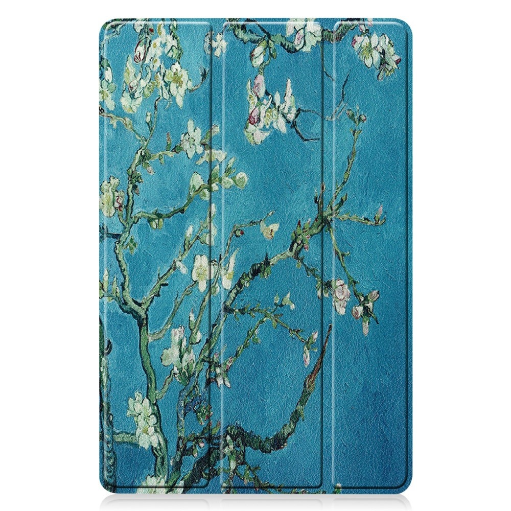 Etui Tri-fold Samsung Galaxy Tab S9 FE Plus - Kirsebærblomster