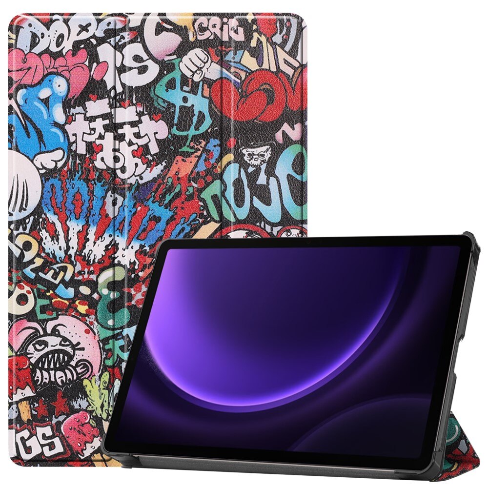 Etui Tri-fold Samsung Galaxy Tab S9 FE - Graffiti