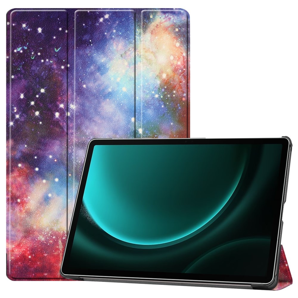 Samsung Galaxy Tab S9 FE Plus Etui Tri-fold rum