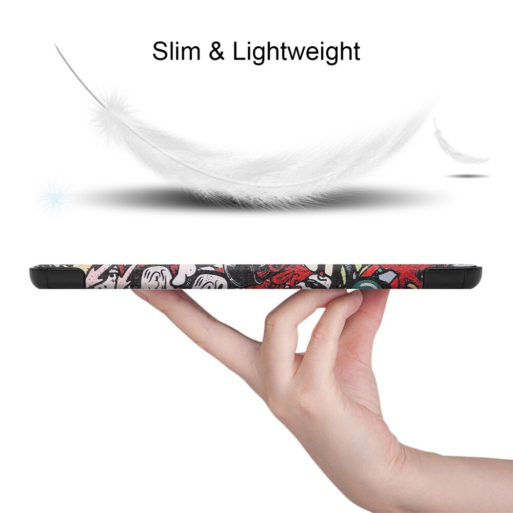 Etui Tri-fold Samsung Galaxy Tab S9 FE Plus Flerfarvet/mønster