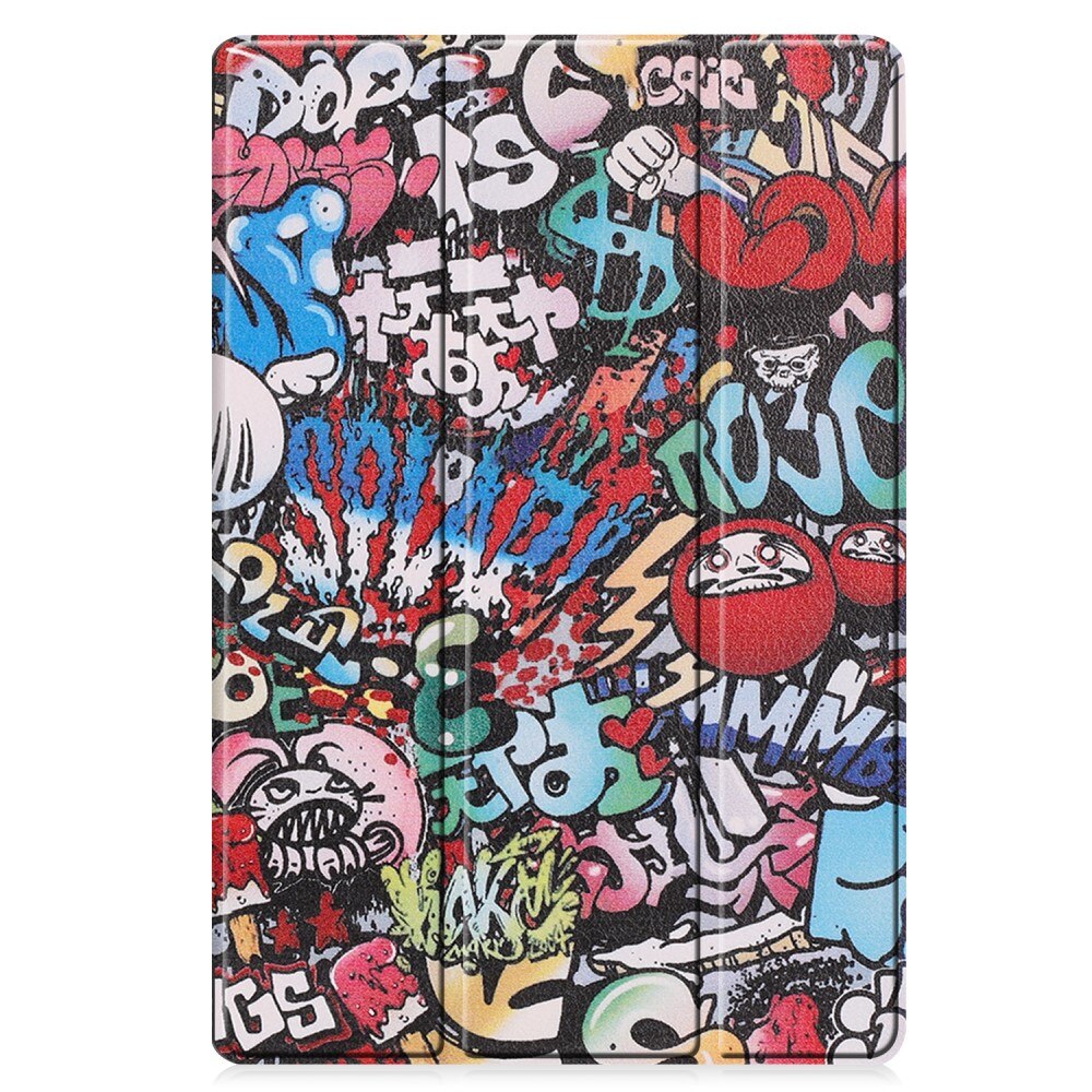 Etui Tri-fold Samsung Galaxy Tab S9 FE Plus - Graffiti