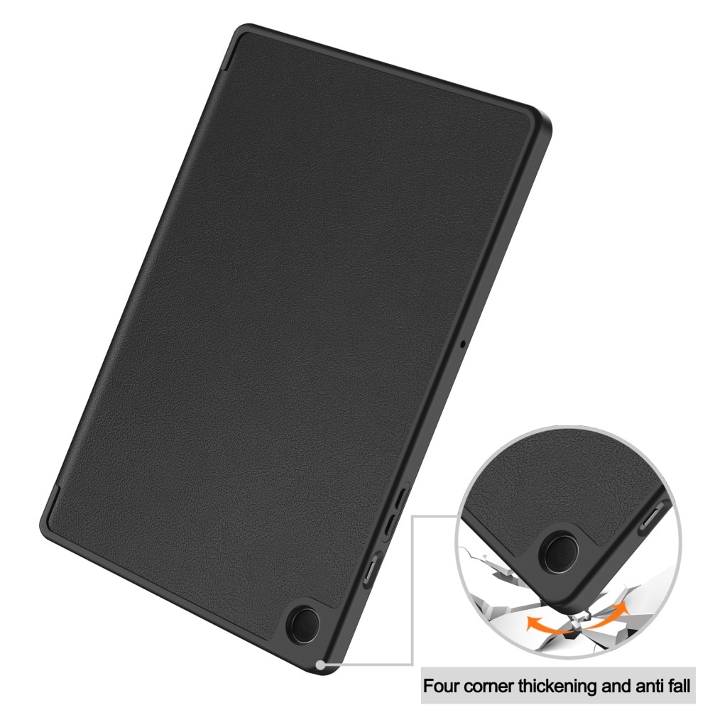 Samsung Galaxy Tab A9 Plus Etui Tri-fold med Pencil-holder Sort