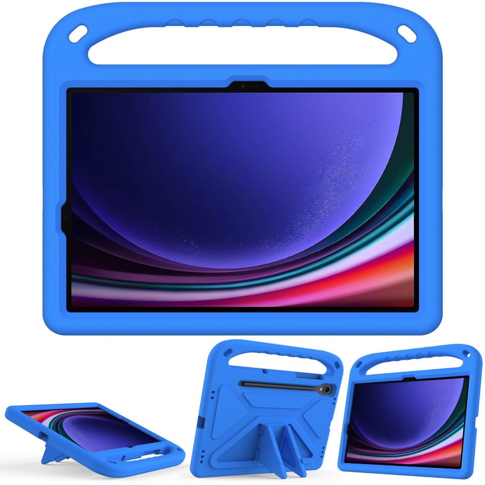 Etui EVA med håndtag til Samsung Galaxy Tab S9 FE blå