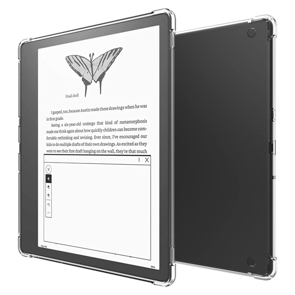 Cover Amazon Kindle Scribe gennemsigtig