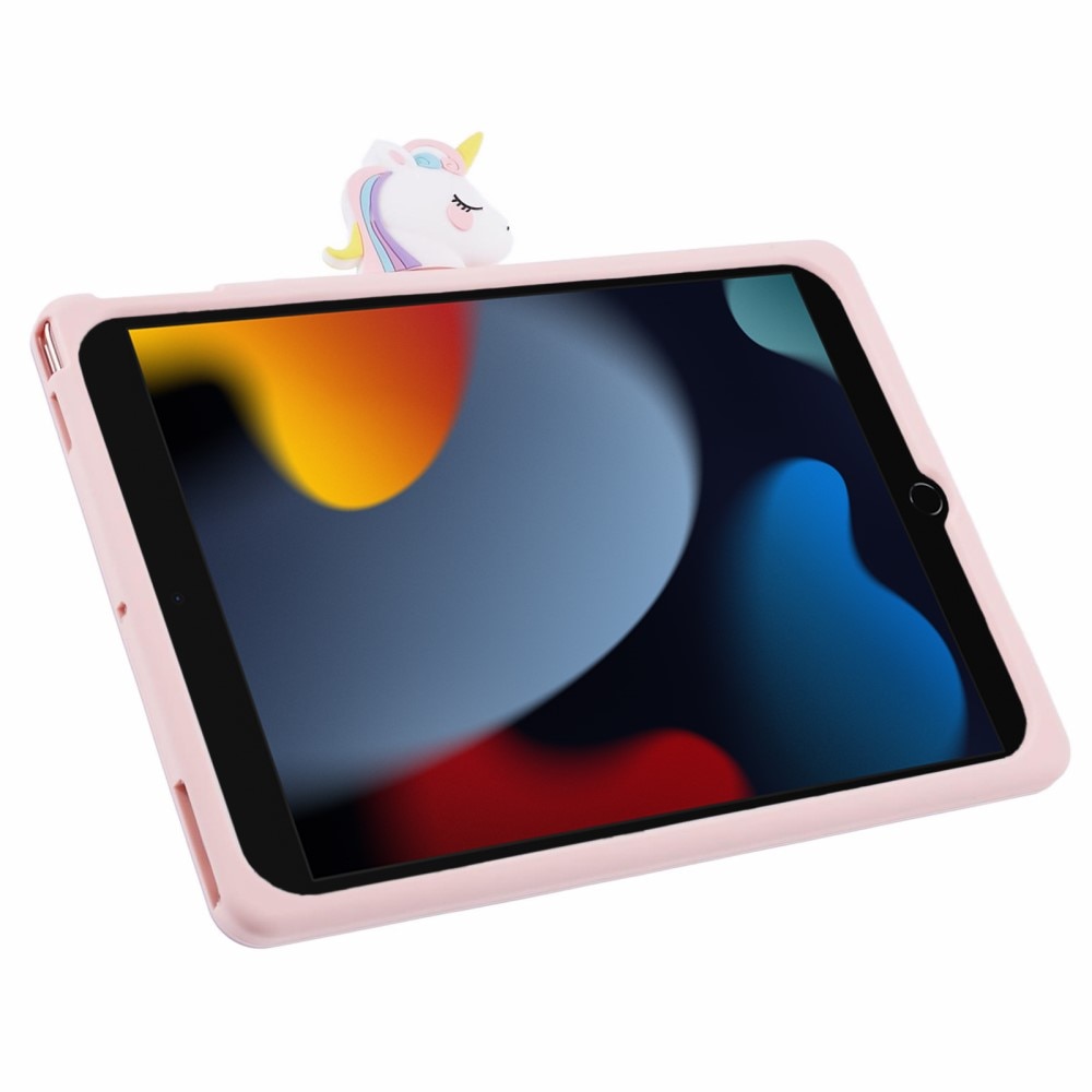 Cover Enhjørning Stand iPad 10.2 8th Gen (2020) lyserød