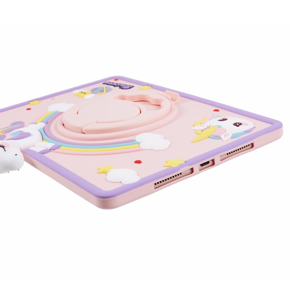 Cover Enhjørning Stand iPad 10.2 7th Gen (2019) lyserød