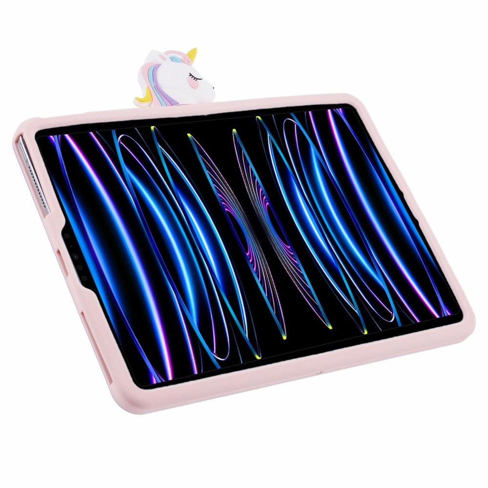Cover Enhjørning Stand iPad Pro 11 4th Gen (2022) lyserød