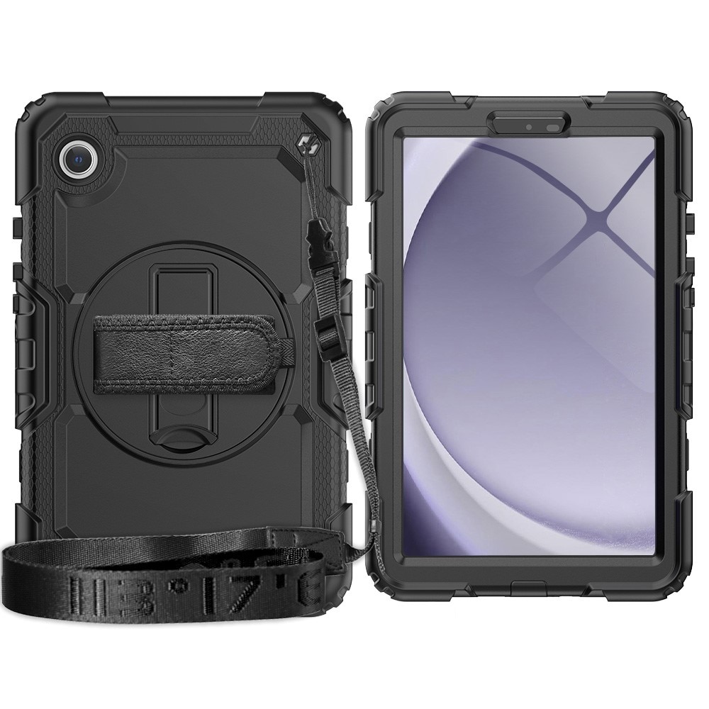 Stødsikker Full Protection Hybridcover Samsung Galaxy Tab A9 sort