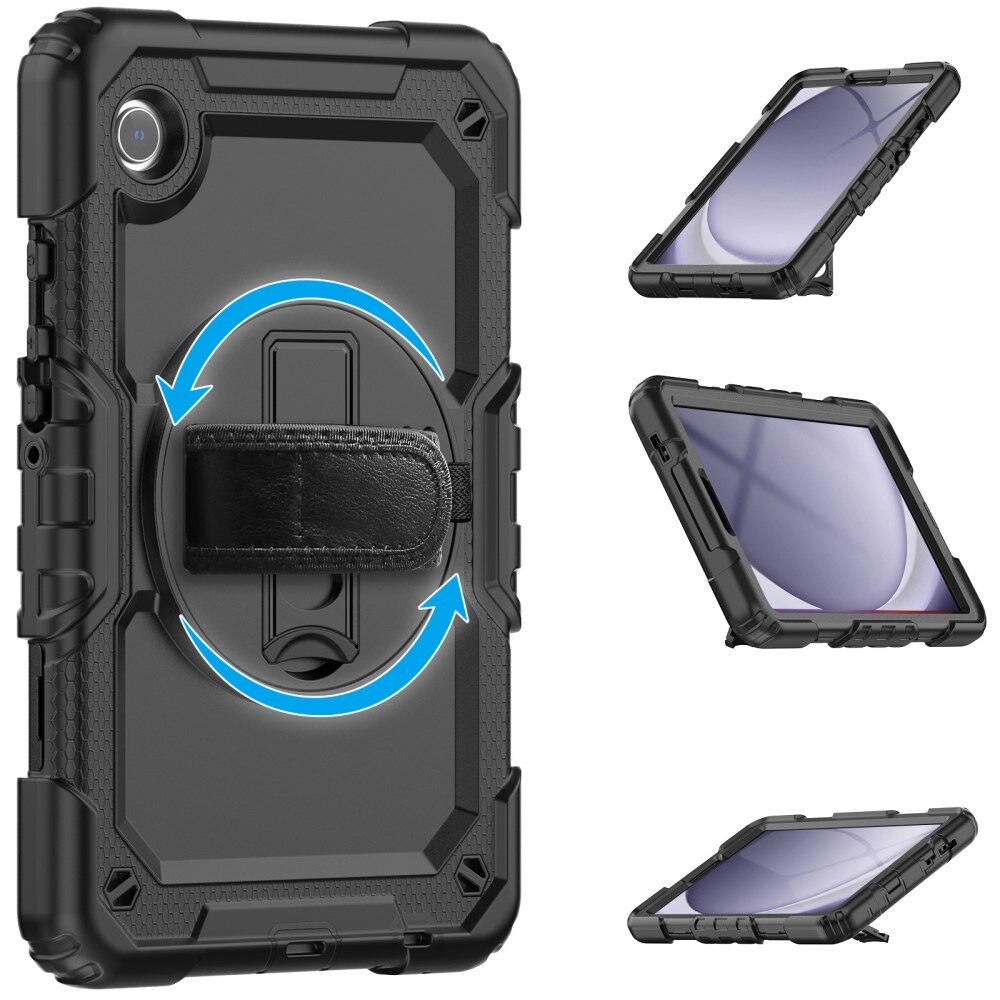 Stødsikker Full Protection Hybridcover Samsung Galaxy Tab A9 sort